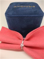 Ringe Ambrosia Dame DEA DI LUCE in Weißgold Zircone AAZ 146 - AAZ 146